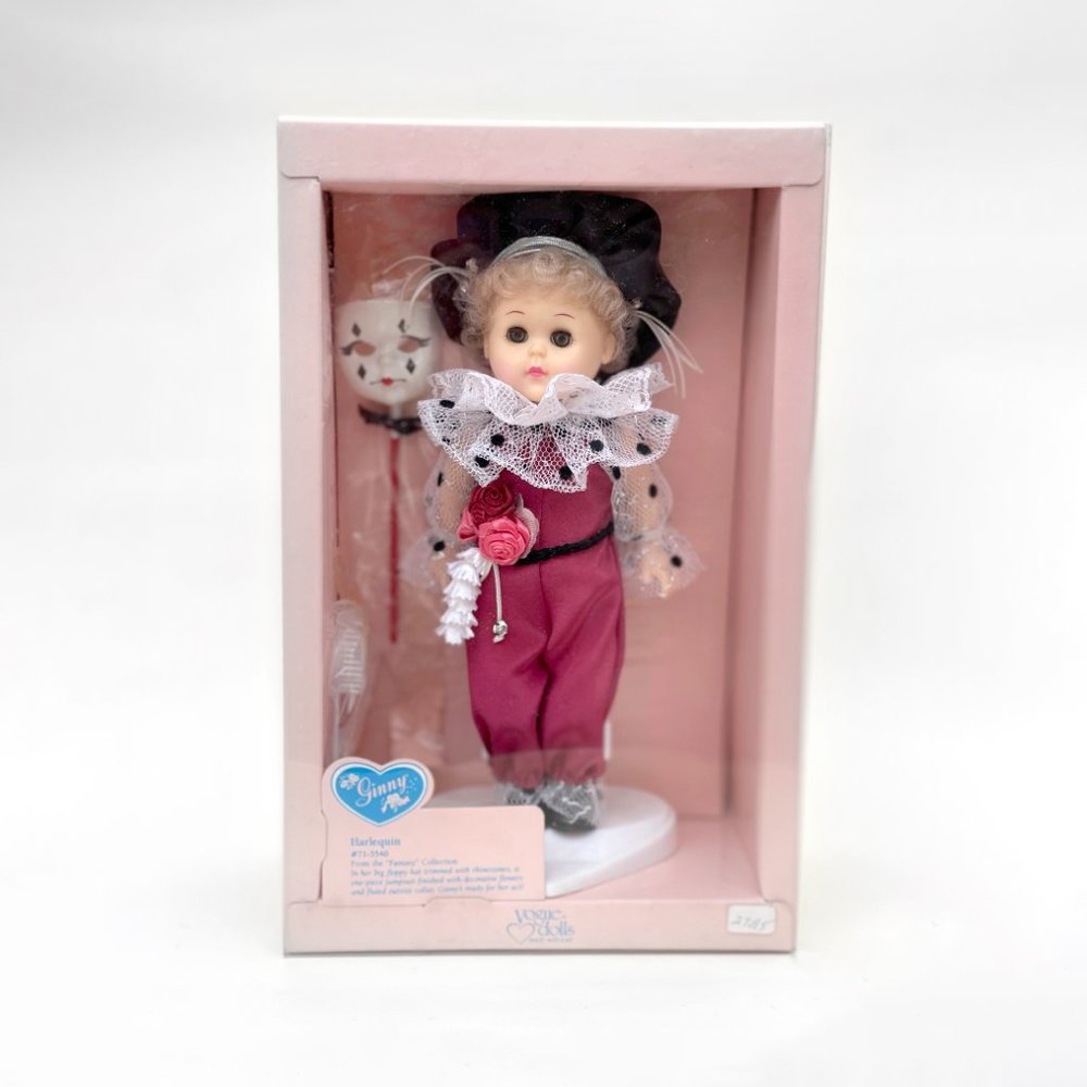 1988 Marked Vogue 8" HARLEQUIN Ginny Doll (71-3540) In Box ~ Complete Clothing